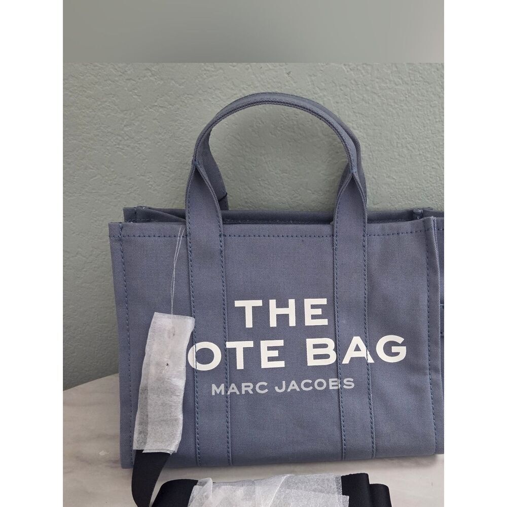 Marc Jacobs The Canva Medium Tote Bag in  Blue Shadow